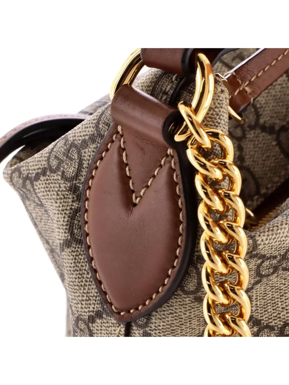 Gucci Chain Hobo Gg Coated Canvas Large #296548G17B